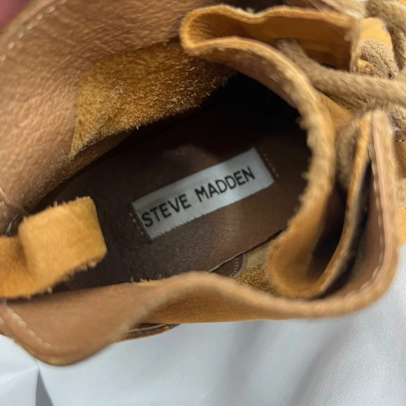 Steve Madden Rubin Booties Size 6 Brown Leather Rugged Chic - Picture 13 of 13